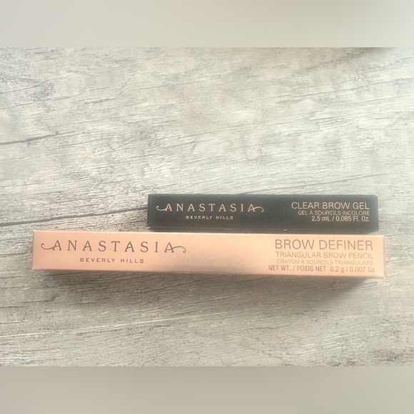 Anastasia Beverly Hills Bundle Brow Definer in Taupe and Clear Brow Gel - Picture 1 of 9
